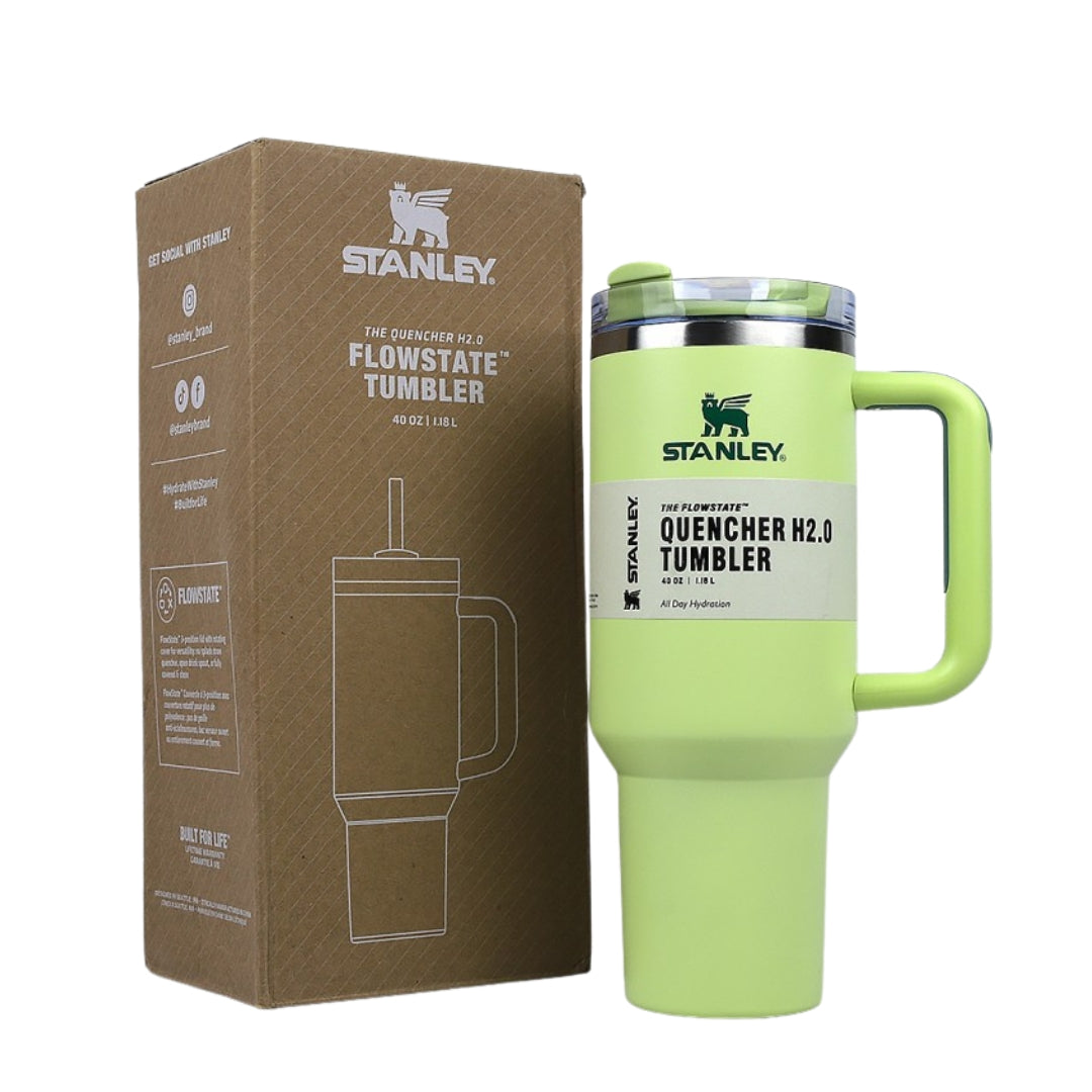 Stanley Quencher H2.0 Flowstate Tumbler – 40 oz (1.2L) | Premium Batch - Minted Stone