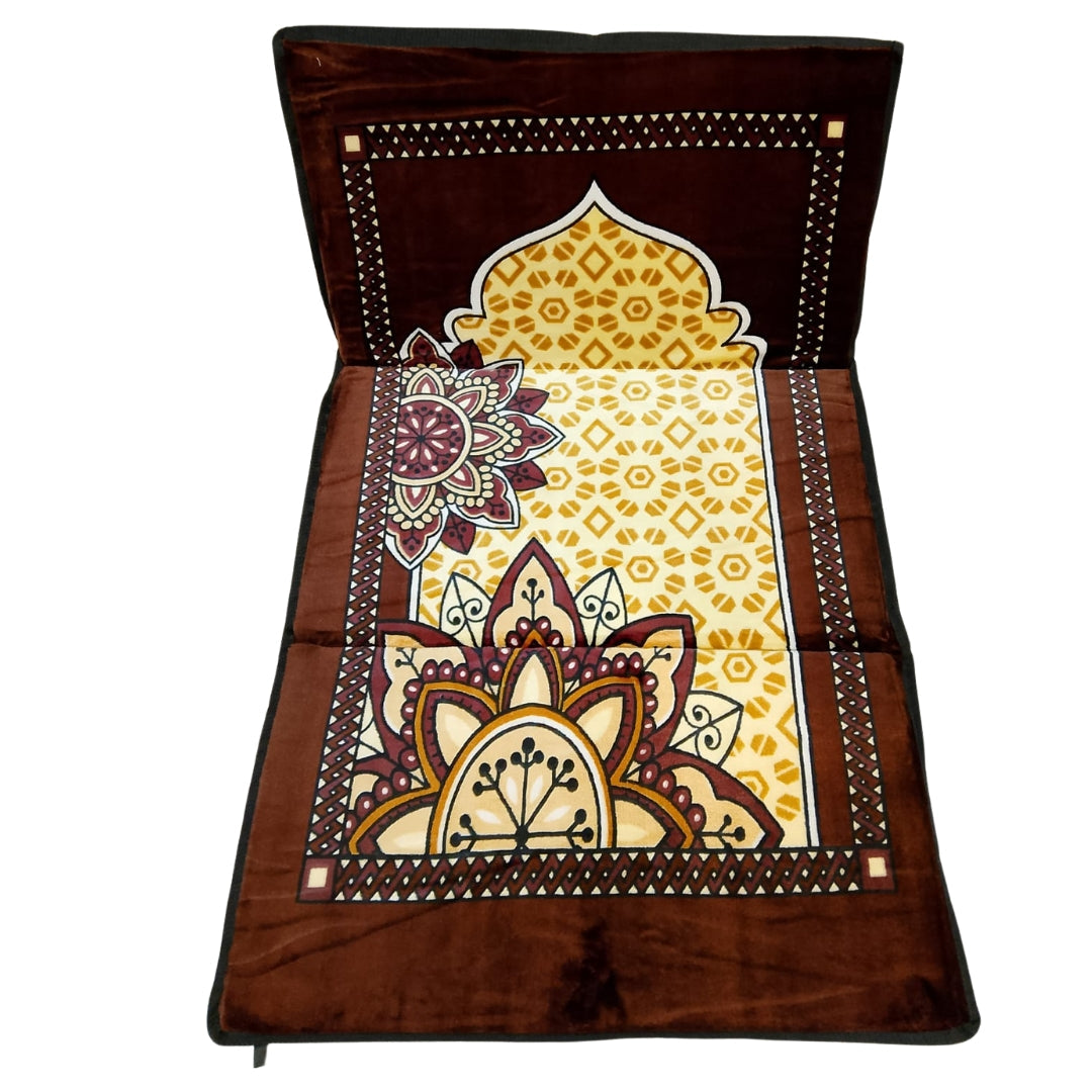 Premium Quality Foldable Prayer Mat with Back Rest Smarty Ways