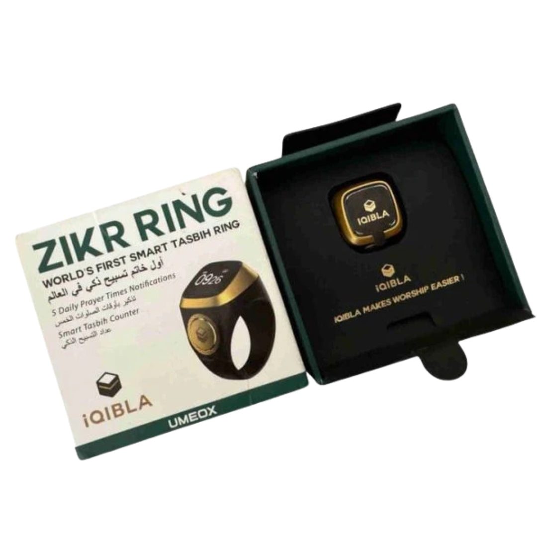 📿 Smart Digital Zikr Ring  – Rechargeable Tasbeeh Counter Smarty Ways
