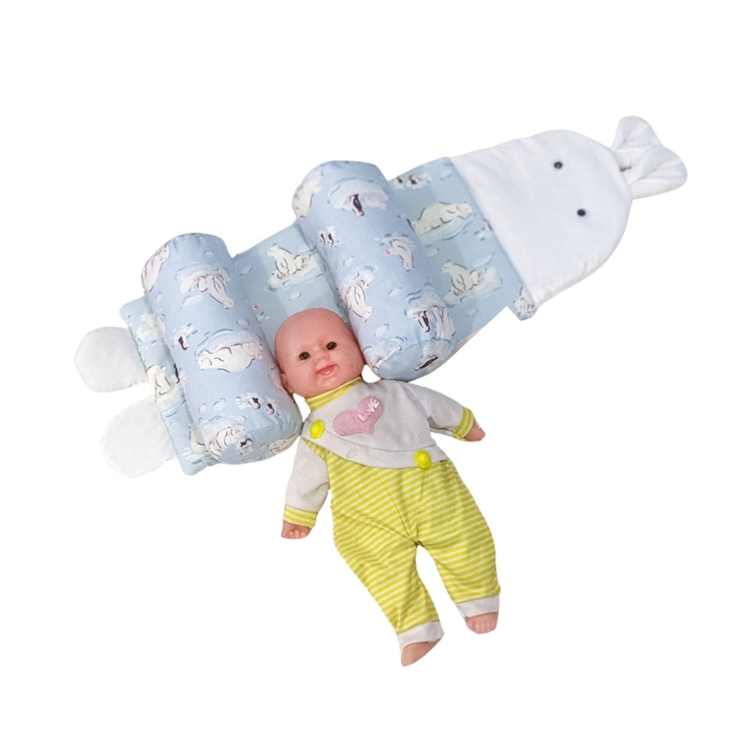 Snow Bear Baby Head Shaping Support Pillow