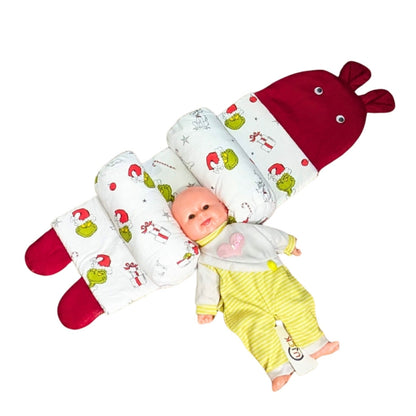 Candy Canes Baby Head Shaping Support Pillow