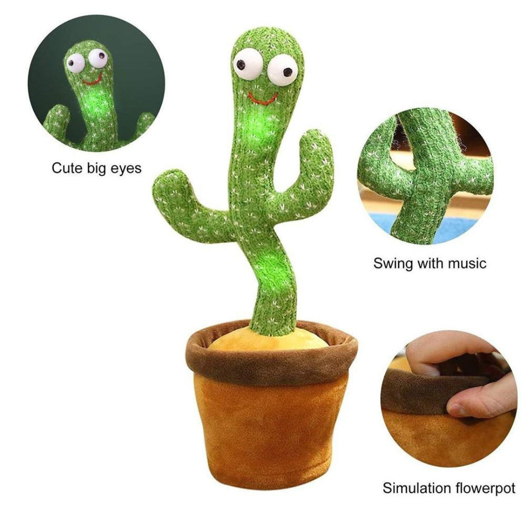 Dancing Talking Cactus Toy (Rechargeable)