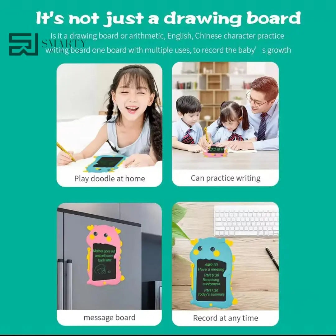 Dragon LCD Writing Tablet - Eye Protection & One-Click Clear Smarty Ways
