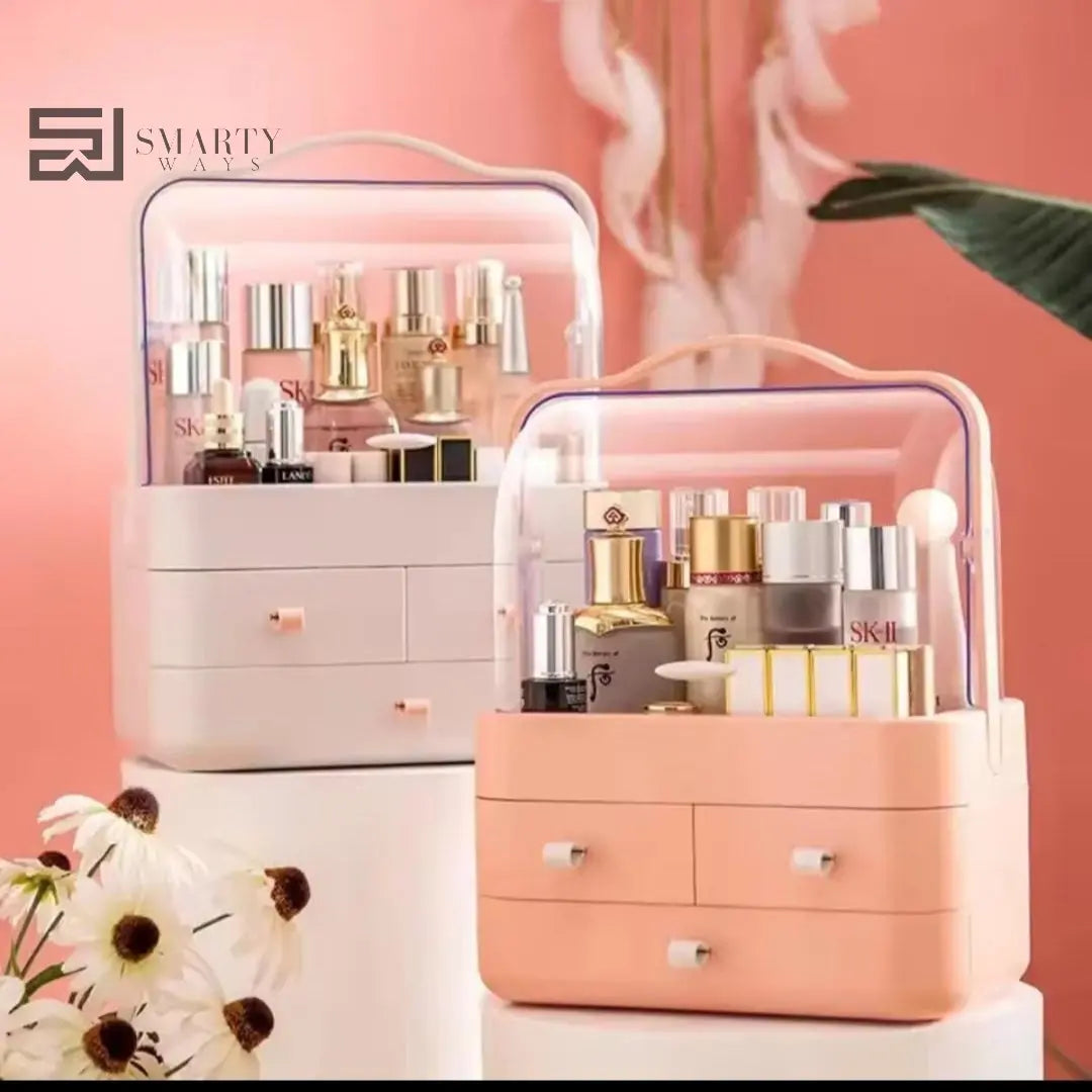 Multi-Layer Cosmetic Storage Box for Perfumes, Lotions, and Beauty Accessories