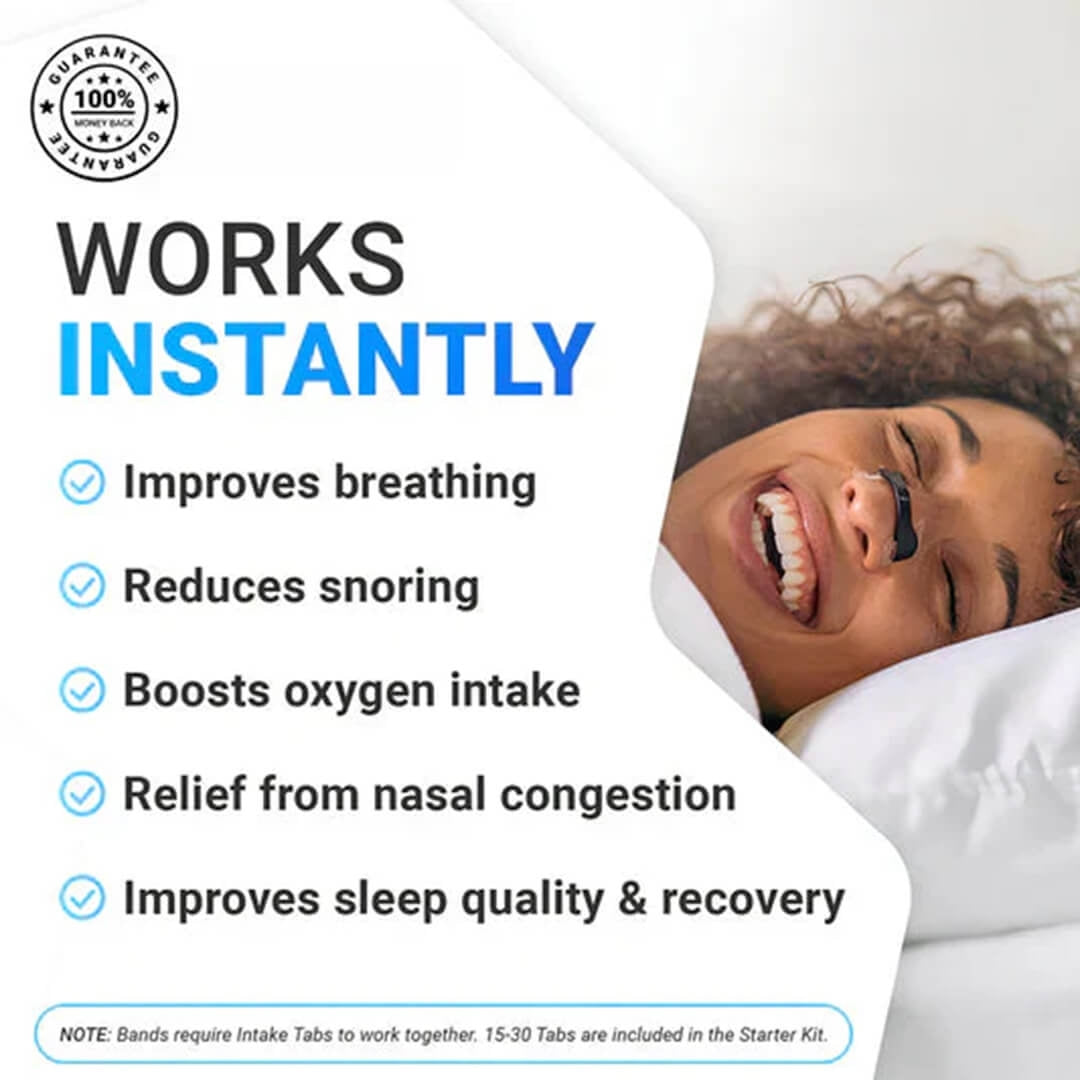 Magnetic Nasal Strip – Breathe Better & Snoring Relief
