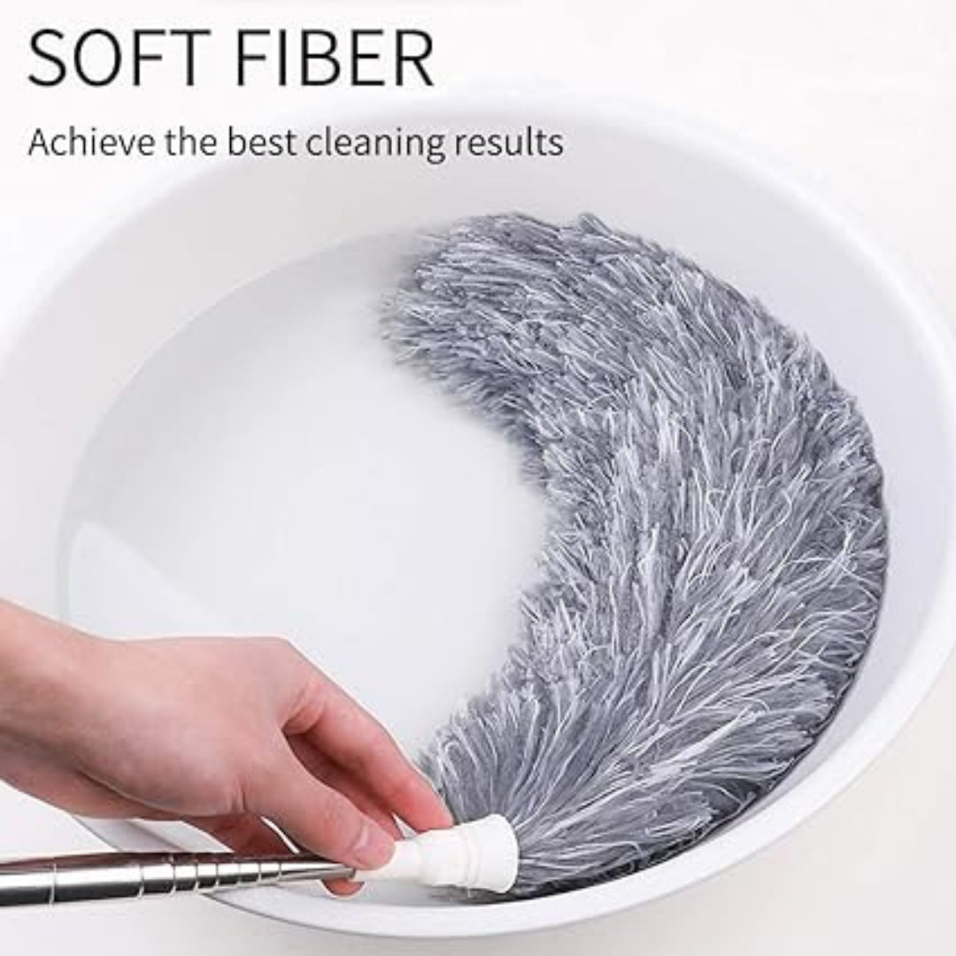 Extendable Microfiber Duster For Wall Cleaning
