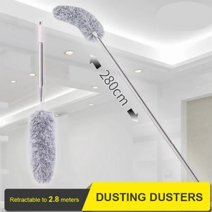 Extendable Microfiber Duster For Wall Cleaning