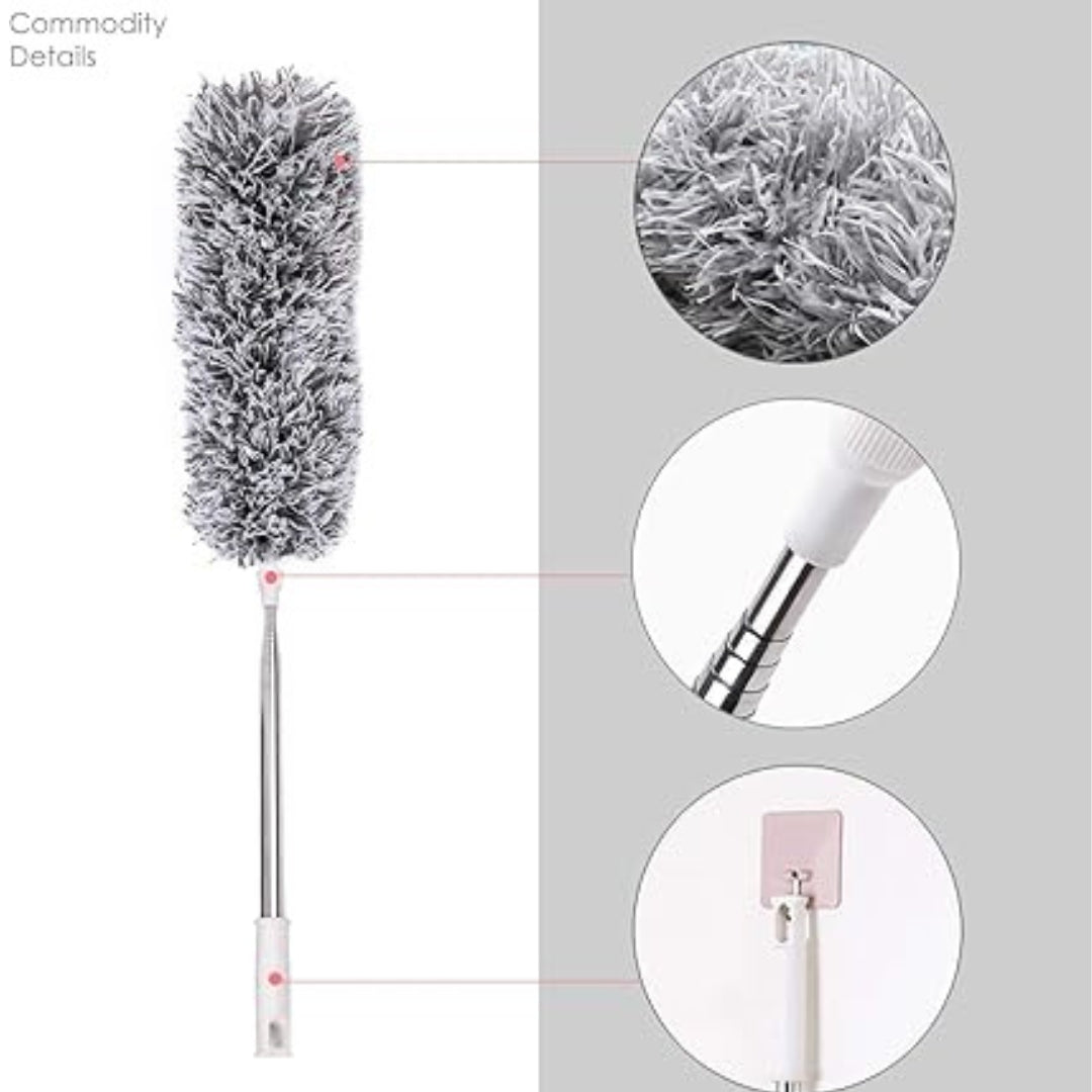 Extendable Microfiber Duster For Wall Cleaning