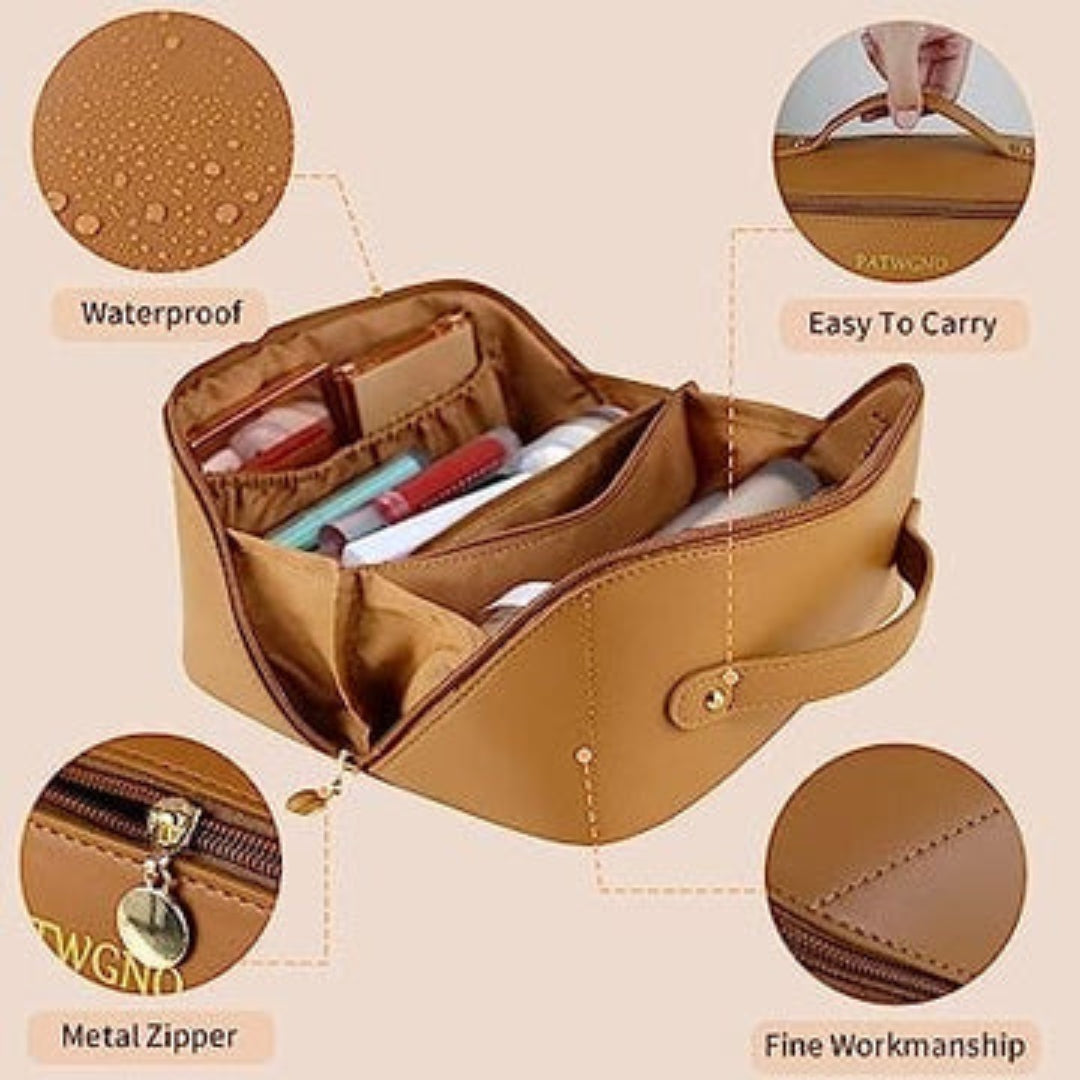 Mini Cosmetic Bag – Waterproof Travel Makeup Organizer