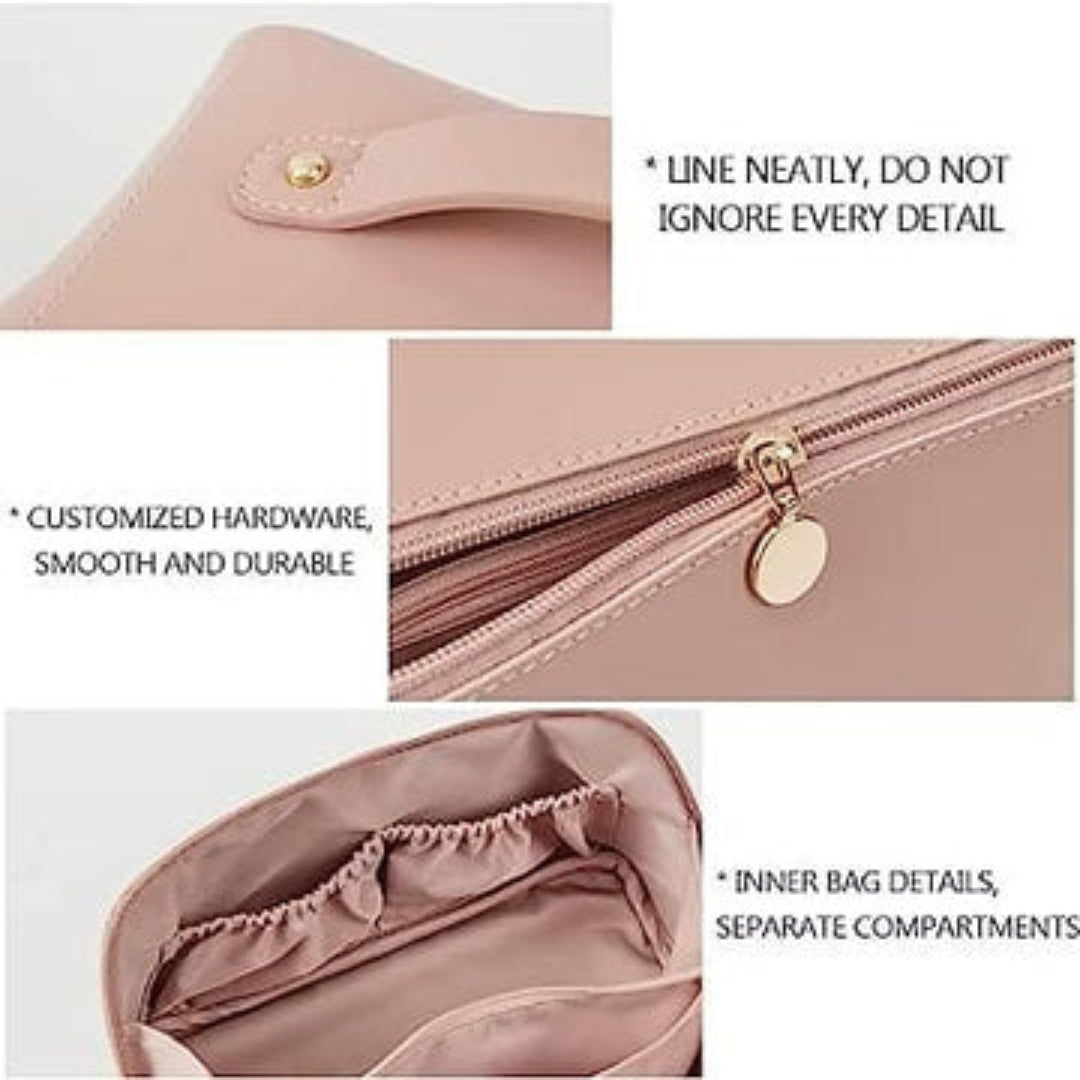 Mini Cosmetic Bag – Waterproof Travel Makeup Organizer