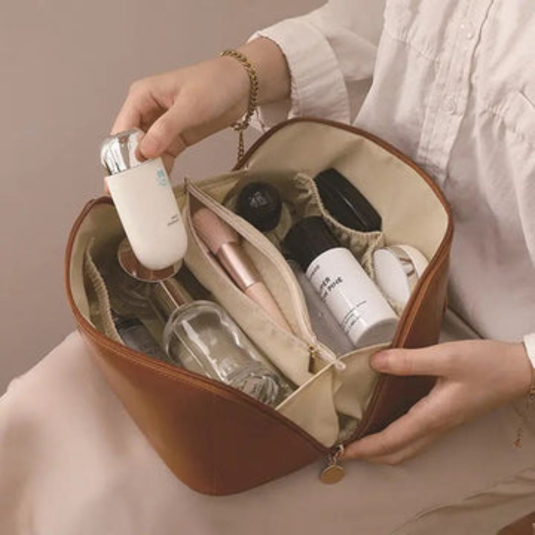 Mini Cosmetic Bag – Waterproof Travel Makeup Organizer