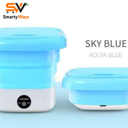Mini Portable Washing Machine – Foldable, Ultrasonic & Travel-Friendly 🧺✨
