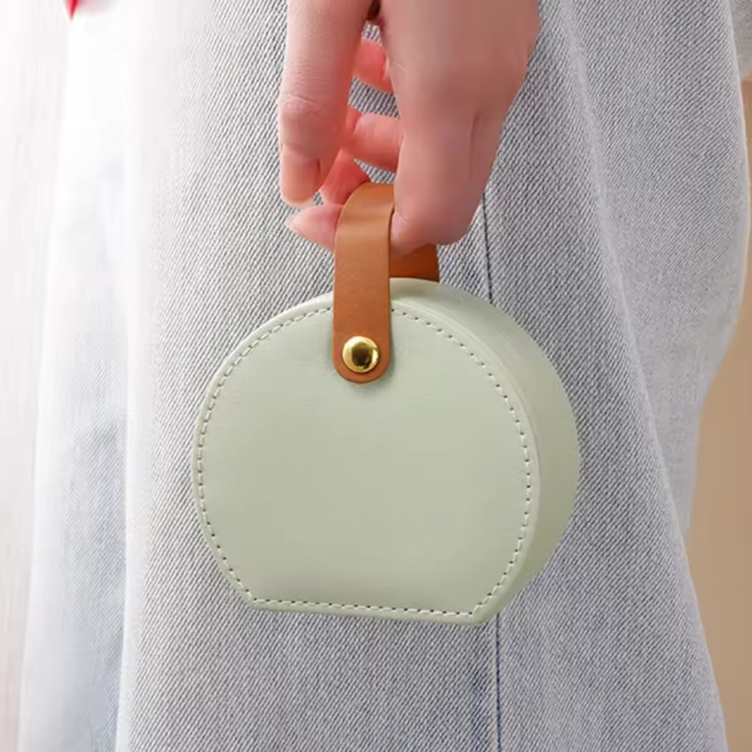 Mini Round Bag Jewelry Organizer