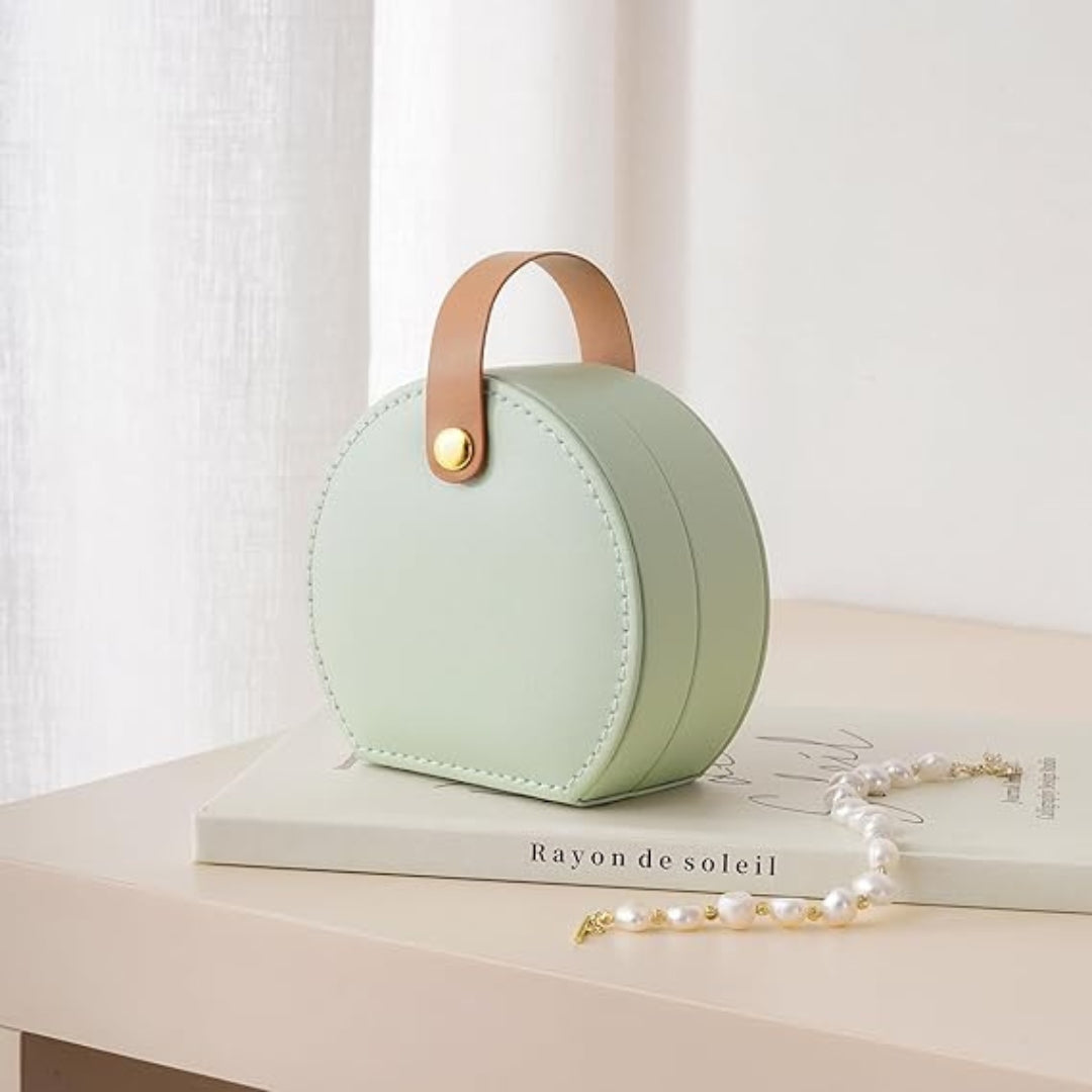 Mini Round Bag Jewelry Organizer