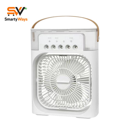 ❄️ Mini Cooler Fan – Portable Ice Air Fan with 3-Speed Cooling