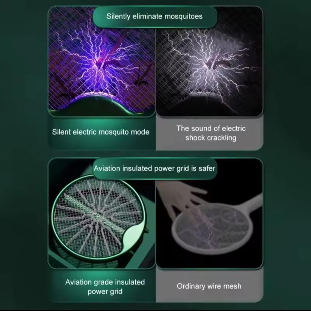 Foldable Rechargeable Mosquito Racket