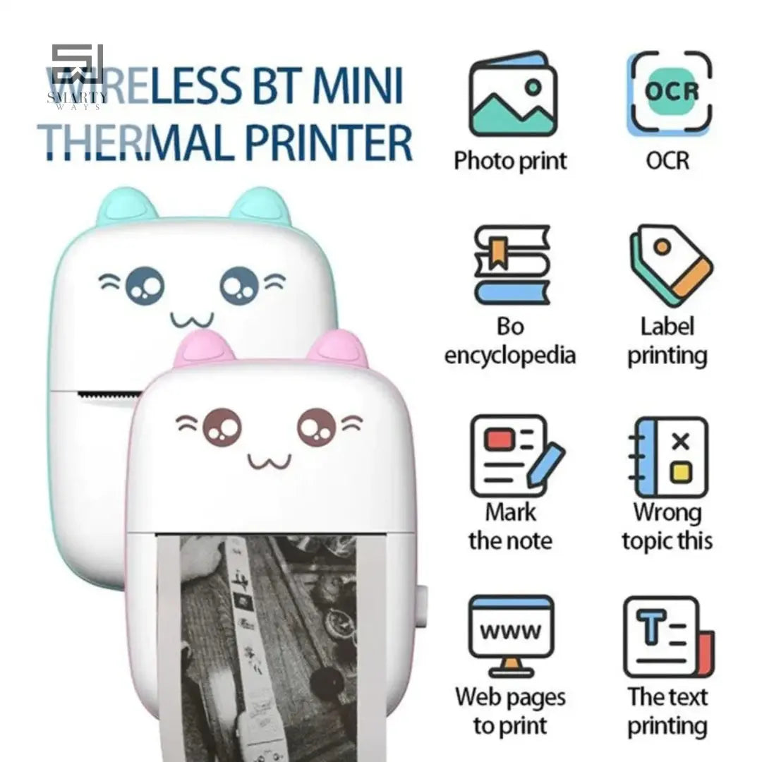 Portable Printer for Home and Office - Compact & Wireless Smarty Ways