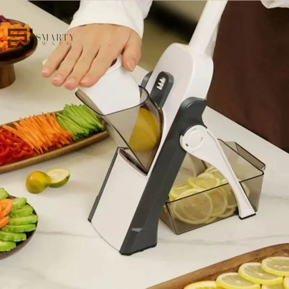 Safe Mandoline Slicer – Multi-Functional Vegetable Cutter for Quick & Easy Food Prep Smarty Ways
