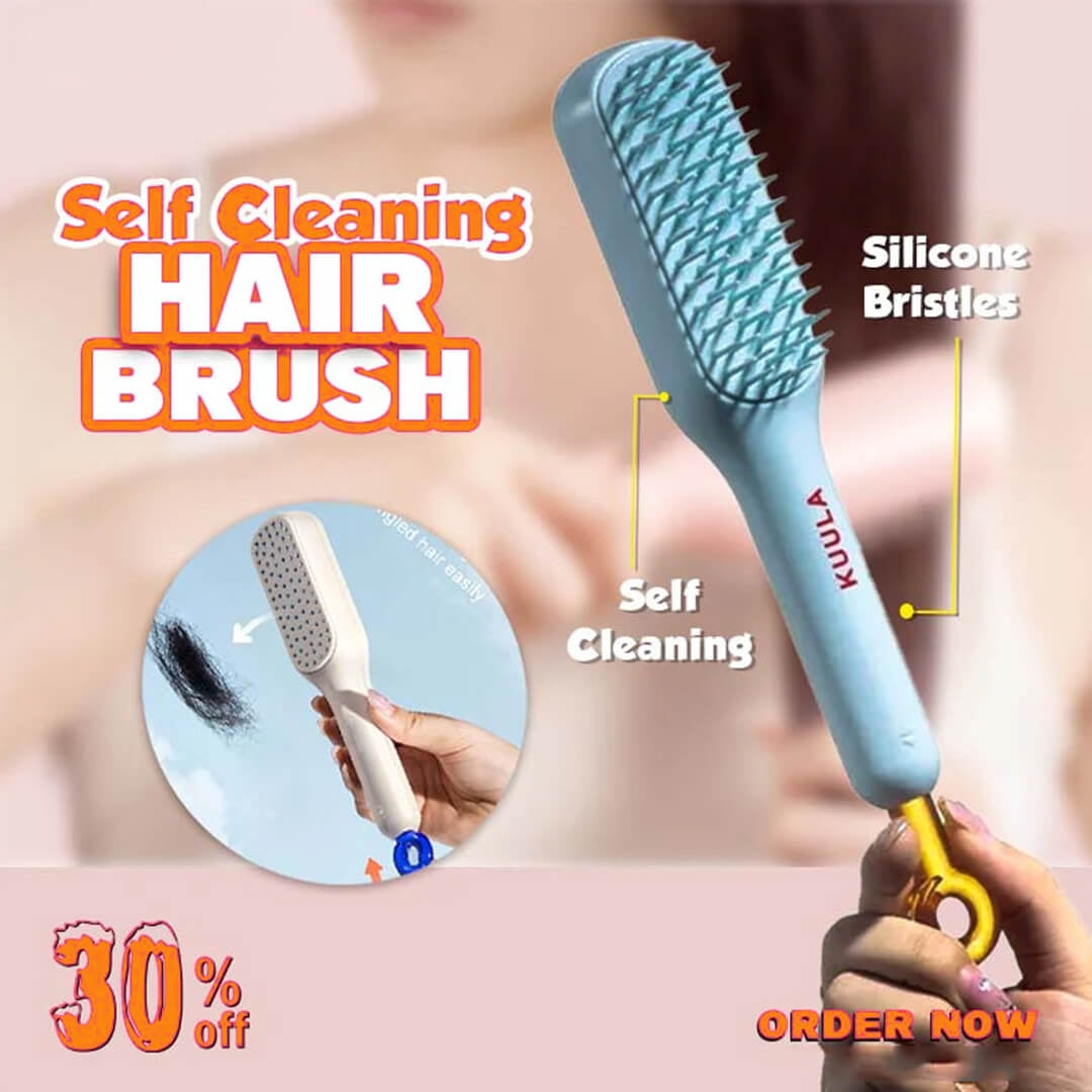 Self Cleaning Hair Comb
