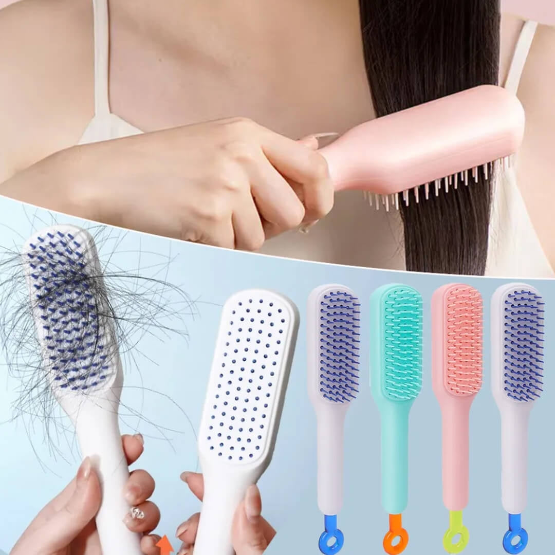 Self Cleaning Hair Comb