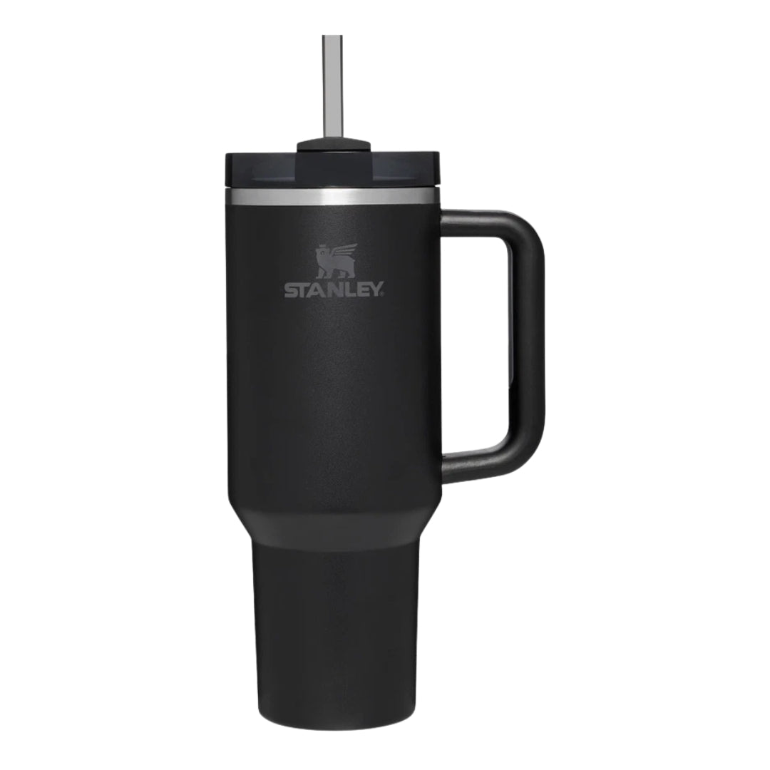 Stanley Quencher H2.0 Flowstate Tumbler – 40 oz (1.2L) | Premium Batch - Pure Black