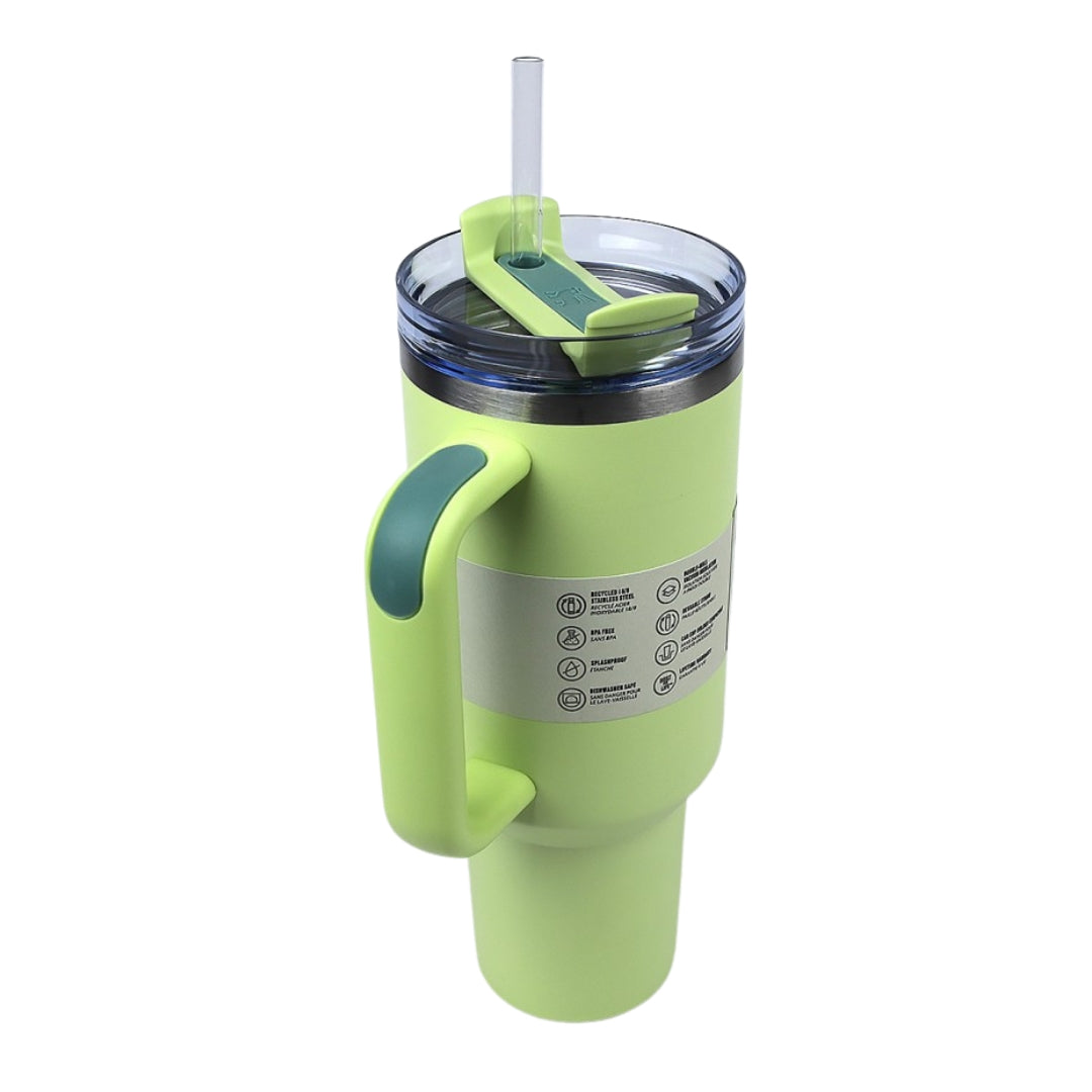 Stanley Quencher H2.0 Flowstate Tumbler – 40 oz (1.2L) | Premium Batch - Minted Stone