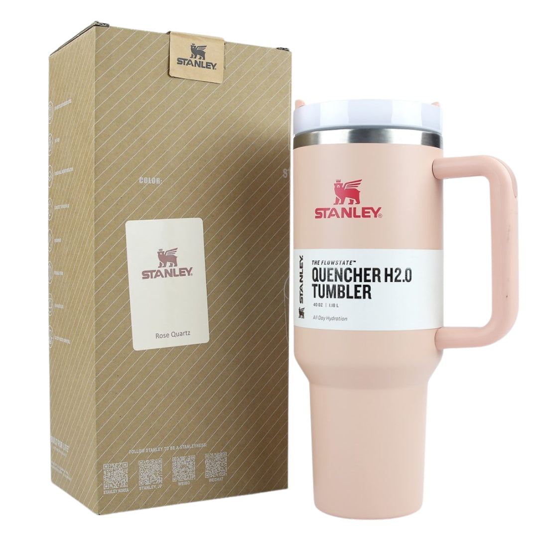 Stanley Quencher H2.0 Flowstate Tumbler – 40 oz (1.2L) | Premium Batch - Baby Pink