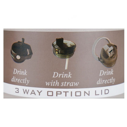 Flip Straw Coffee Tumbler With Handle – 30oz Insulated Mug | BLACK