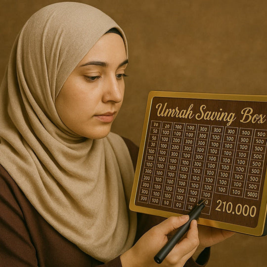 Umrah Saving Box – Start Saving 210,000 for Your Blessed Journey