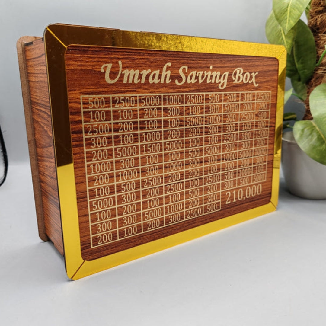 Umrah Saving Box – Start Saving 210,000 for Your Blessed Journey