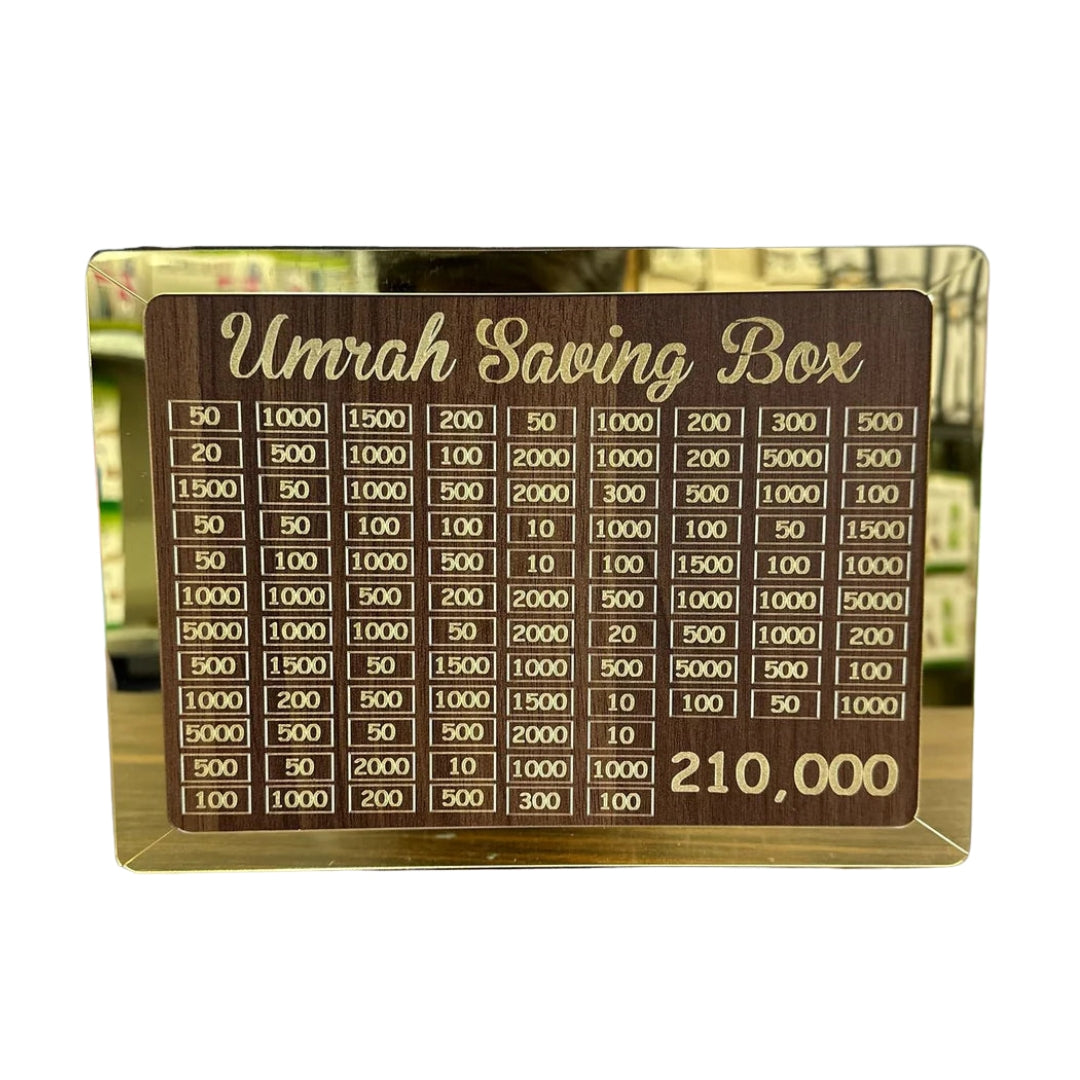 Umrah Saving Box – Start Saving 210,000 for Your Blessed Journey