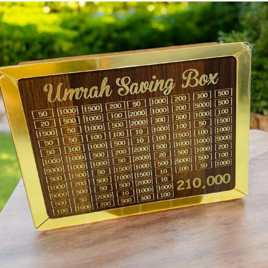 Umrah Saving Box – Start Saving 210,000 for Your Blessed Journey