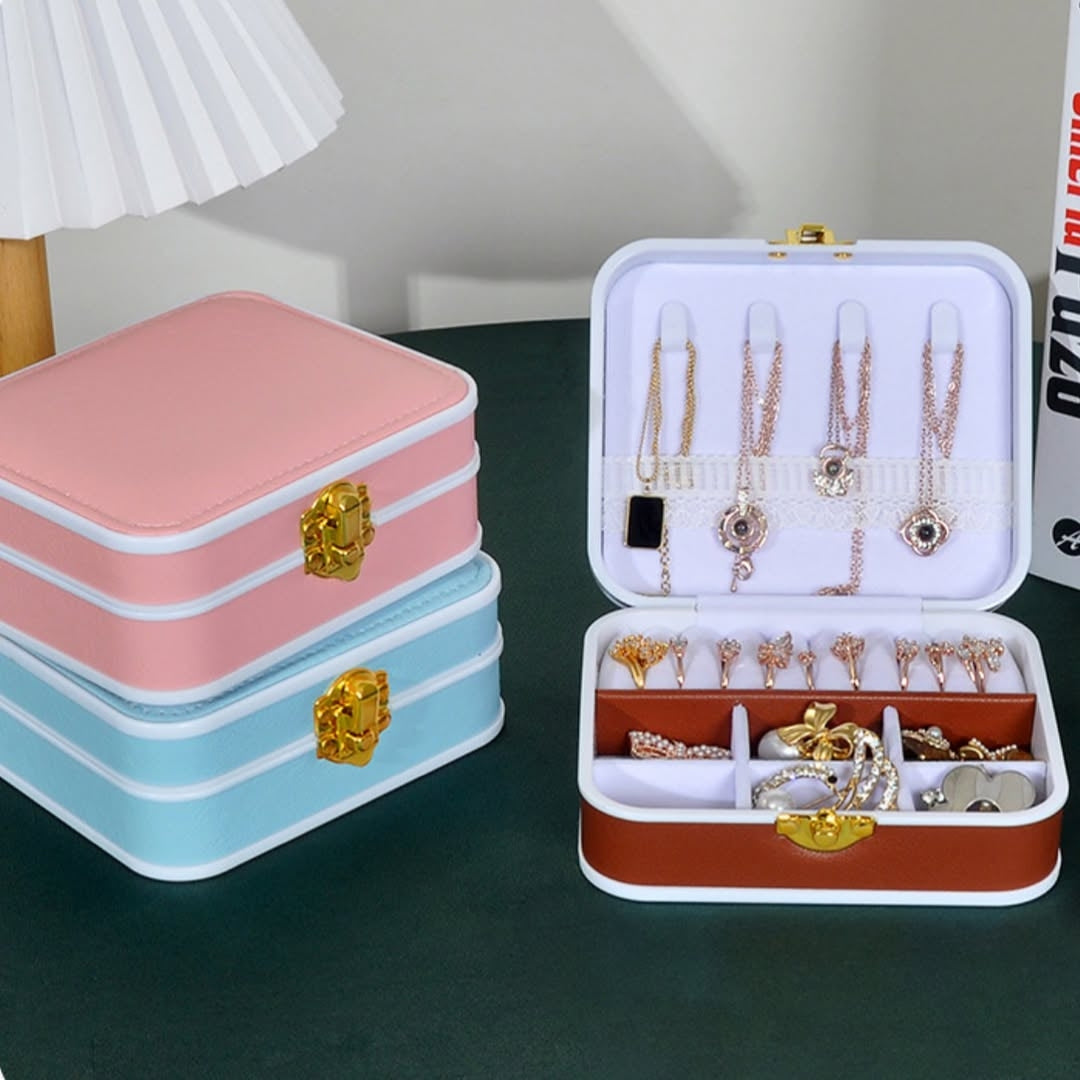 Luxury Travel Jewelry Organizer Box