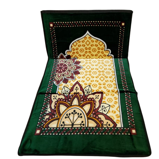 Premium Quality Foldable Prayer Mat with Back Rest Smarty Ways