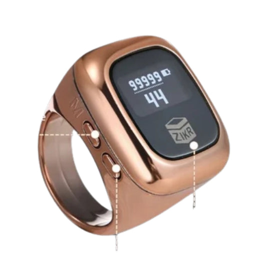 📿 Smart Digital Zikr Ring  – Rechargeable Tasbeeh Counter Smarty Ways