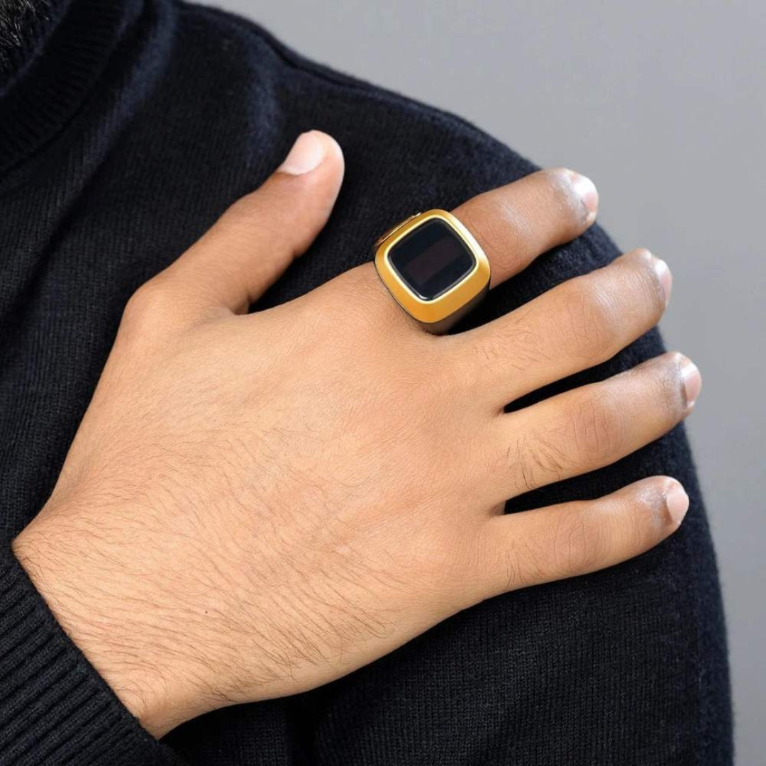📿 Smart Digital Zikr Ring  – Rechargeable Tasbeeh Counter Smarty Ways